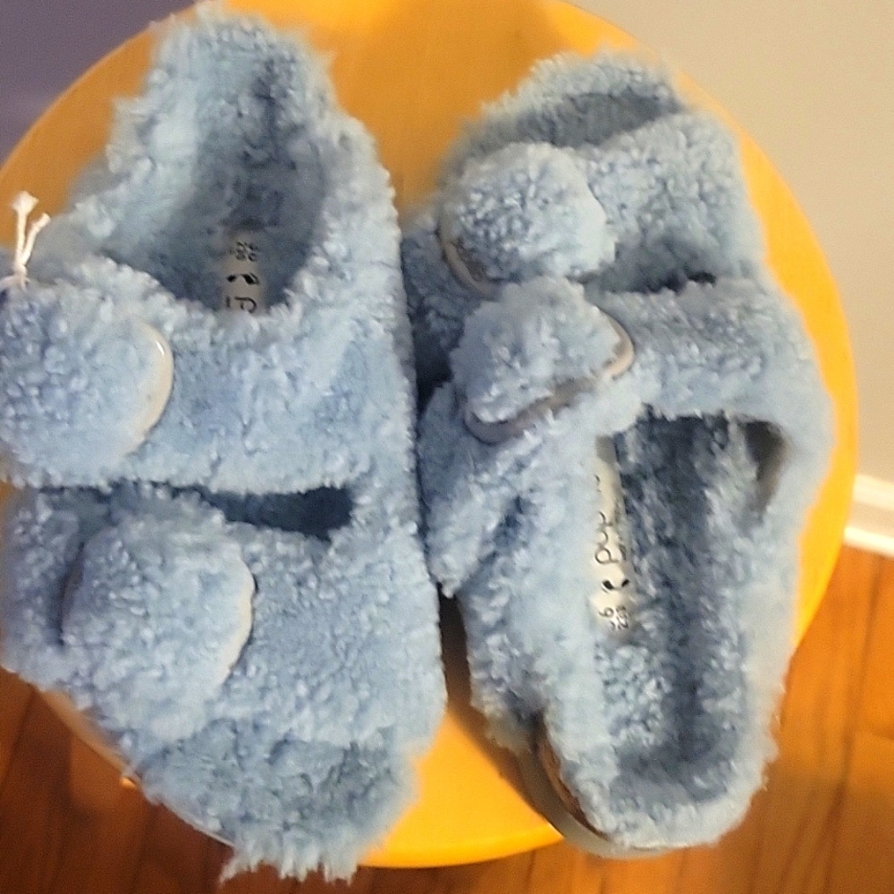 Birkenstock Papillio Arizona Teddy Shearling Big Buckle Sandals - Picture 6 of 6